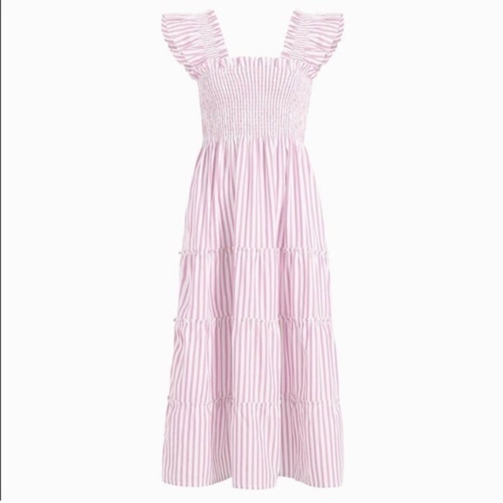 Hill House Bubblegum Stripe Ellie Nap Dress size L